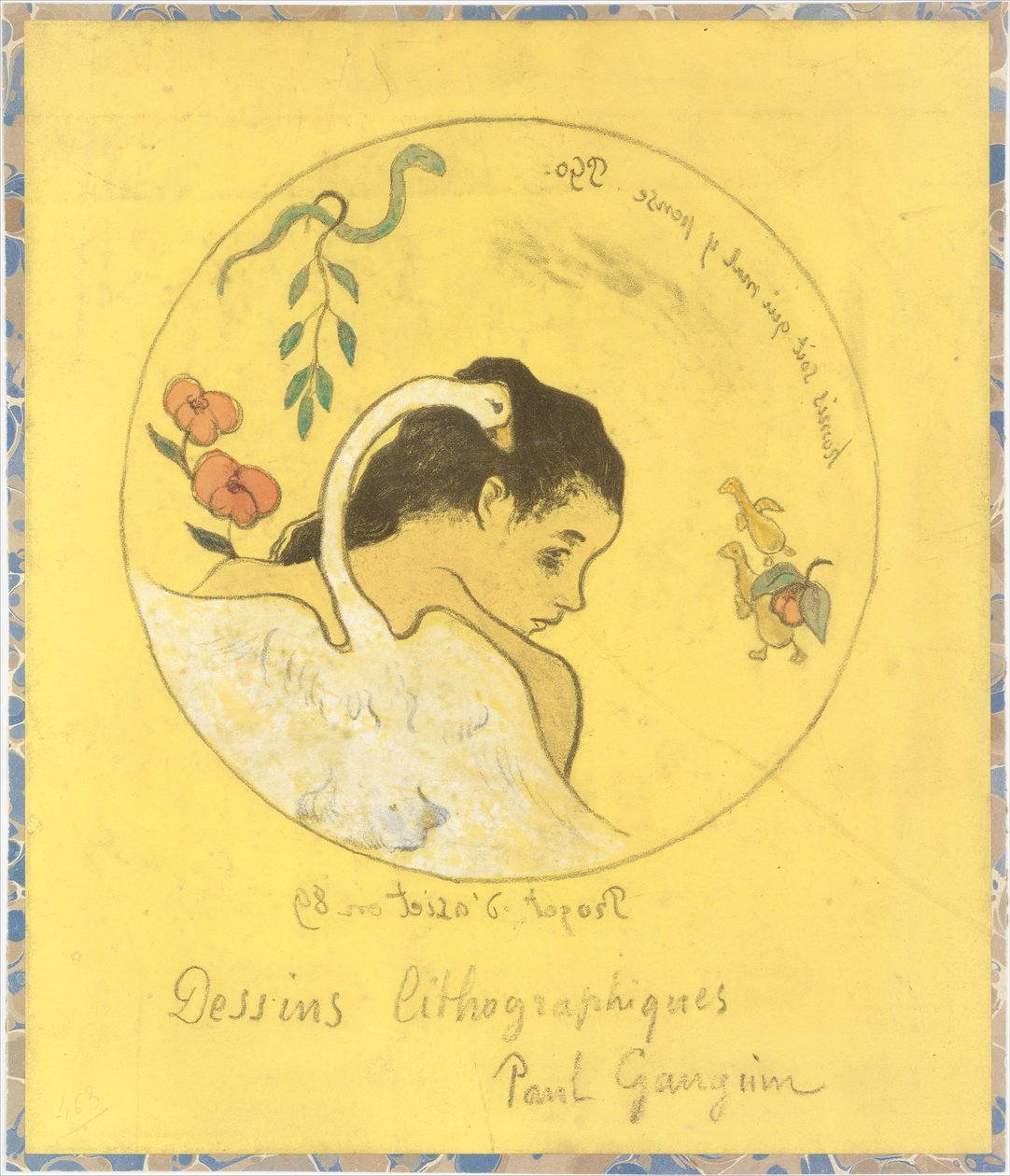 Leda, Honni soit qui mal y pense, 1889 - Paul Gauguin