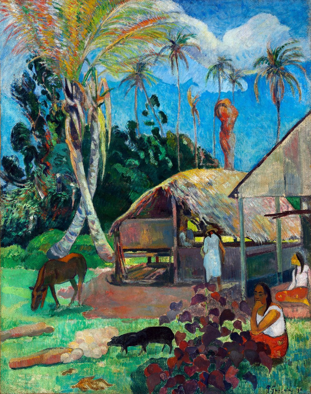 Les cochons noirs - Paul Gauguin