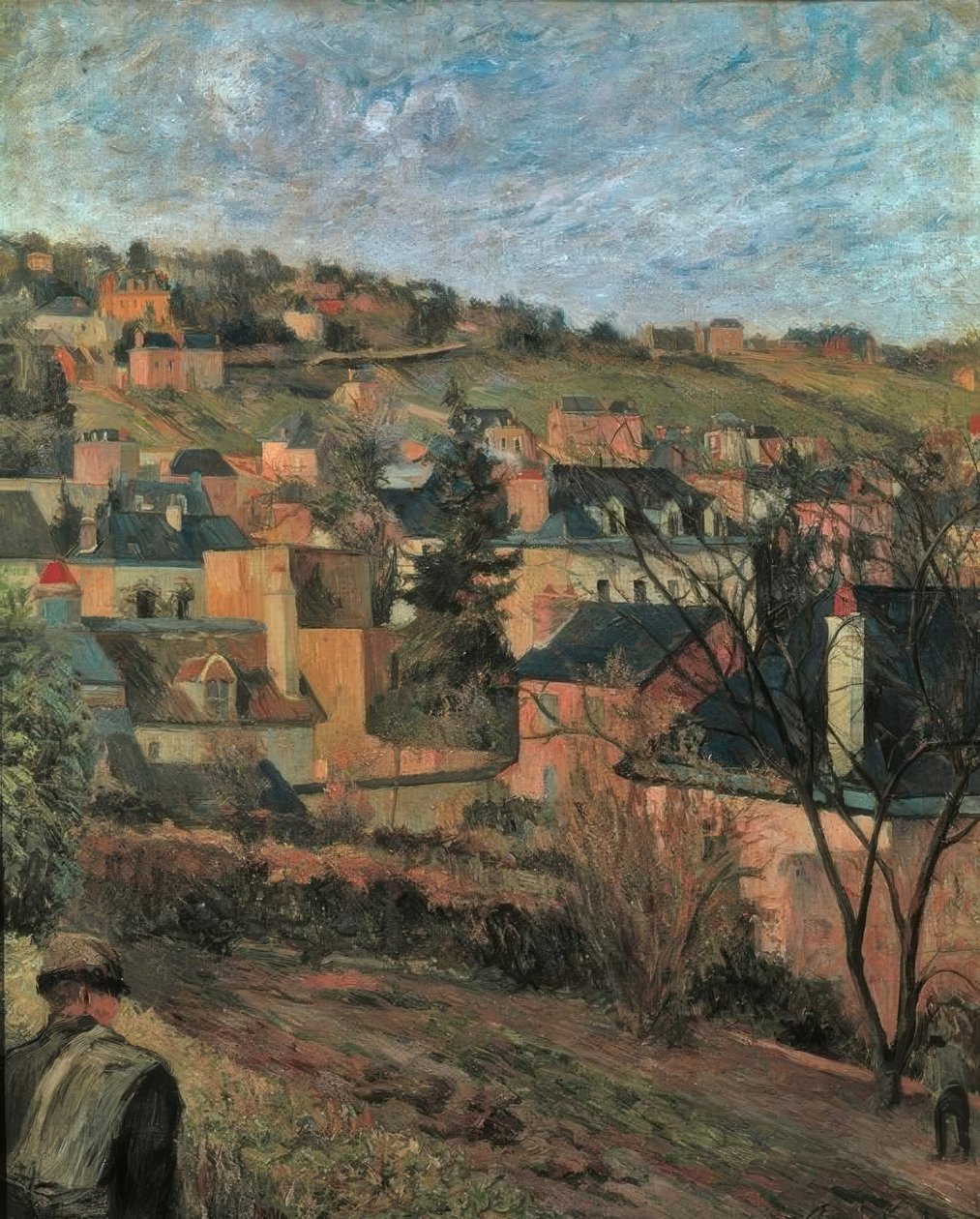 Les toits bleus (Rouen) - Paul Gauguin