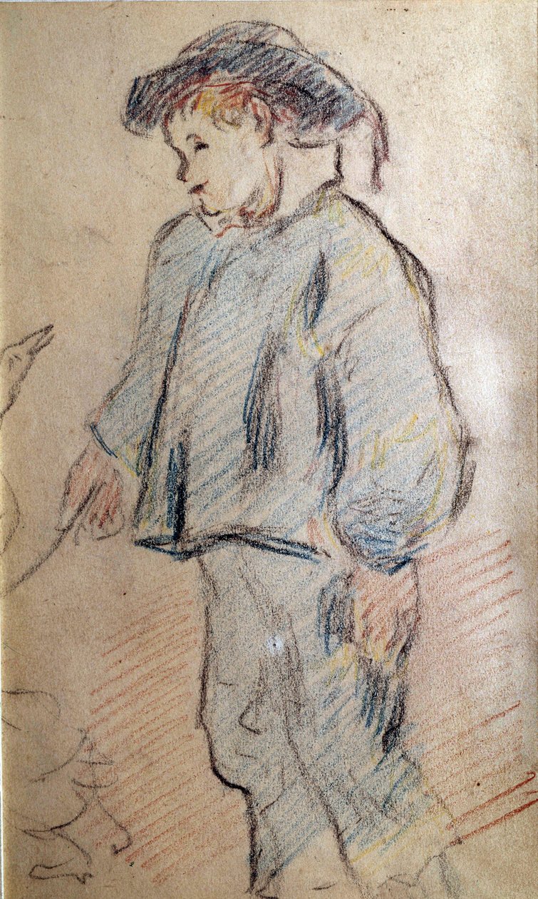 Petit garçon breton avec une oie - Paul Gauguin