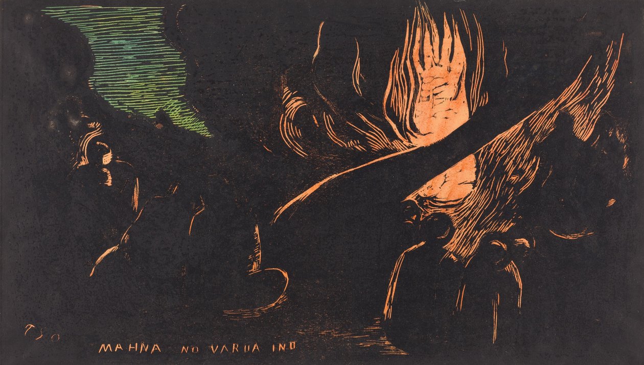 Mahna no Varua Ino Le Diable Parle - Paul Gauguin
