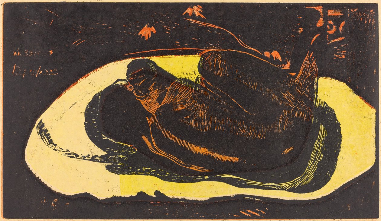 Manao Tupapau (Elle est Hantée par un Esprit) - Paul Gauguin