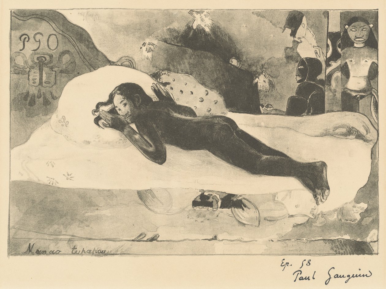 Manao Tupapau (Elle est hantée par un esprit) - Paul Gauguin