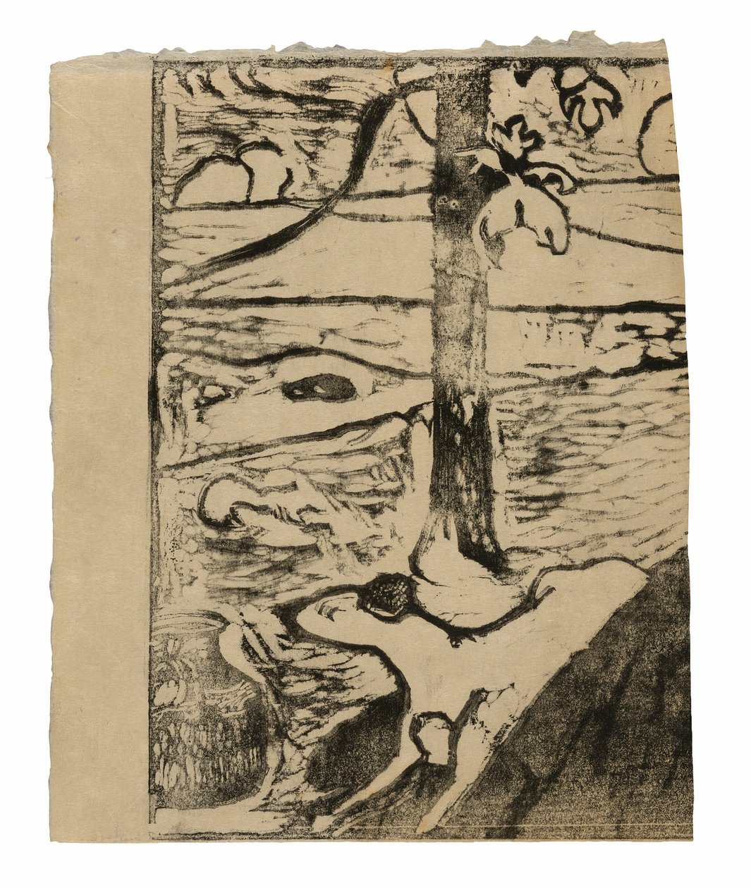 Manao tupapau (Elle pense au fantôme ou le fantôme pense à elle) - Paul Gauguin