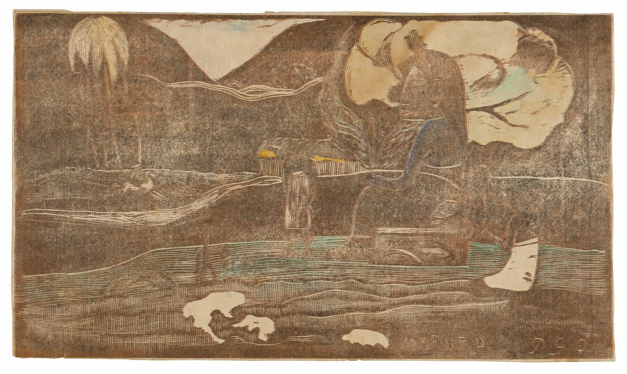 Maruru (Offrandes de gratitude), de la suite Noa Noa - Paul Gauguin
