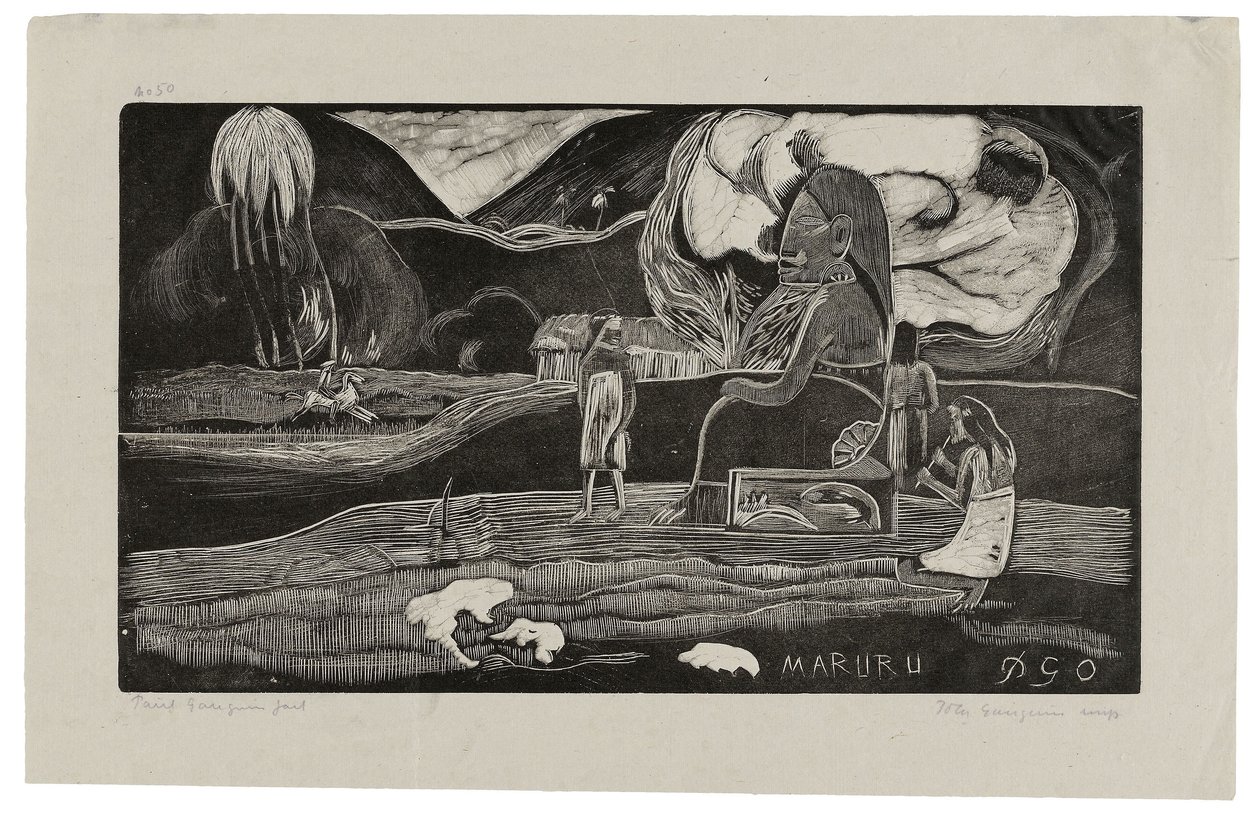 Maruru, Offrandes de gratitude, de Noa Noa, 1894 - Paul Gauguin