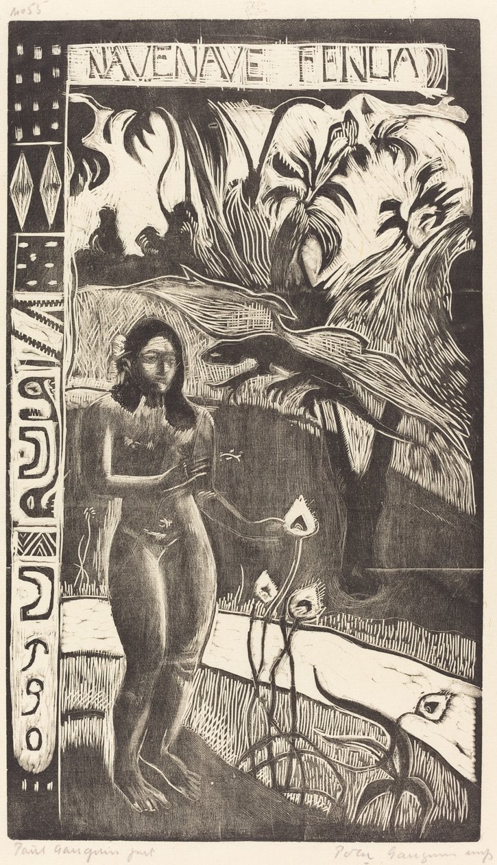 Nave Nave Fenua Terre Délicieuse, 1894-1895 - Paul Gauguin