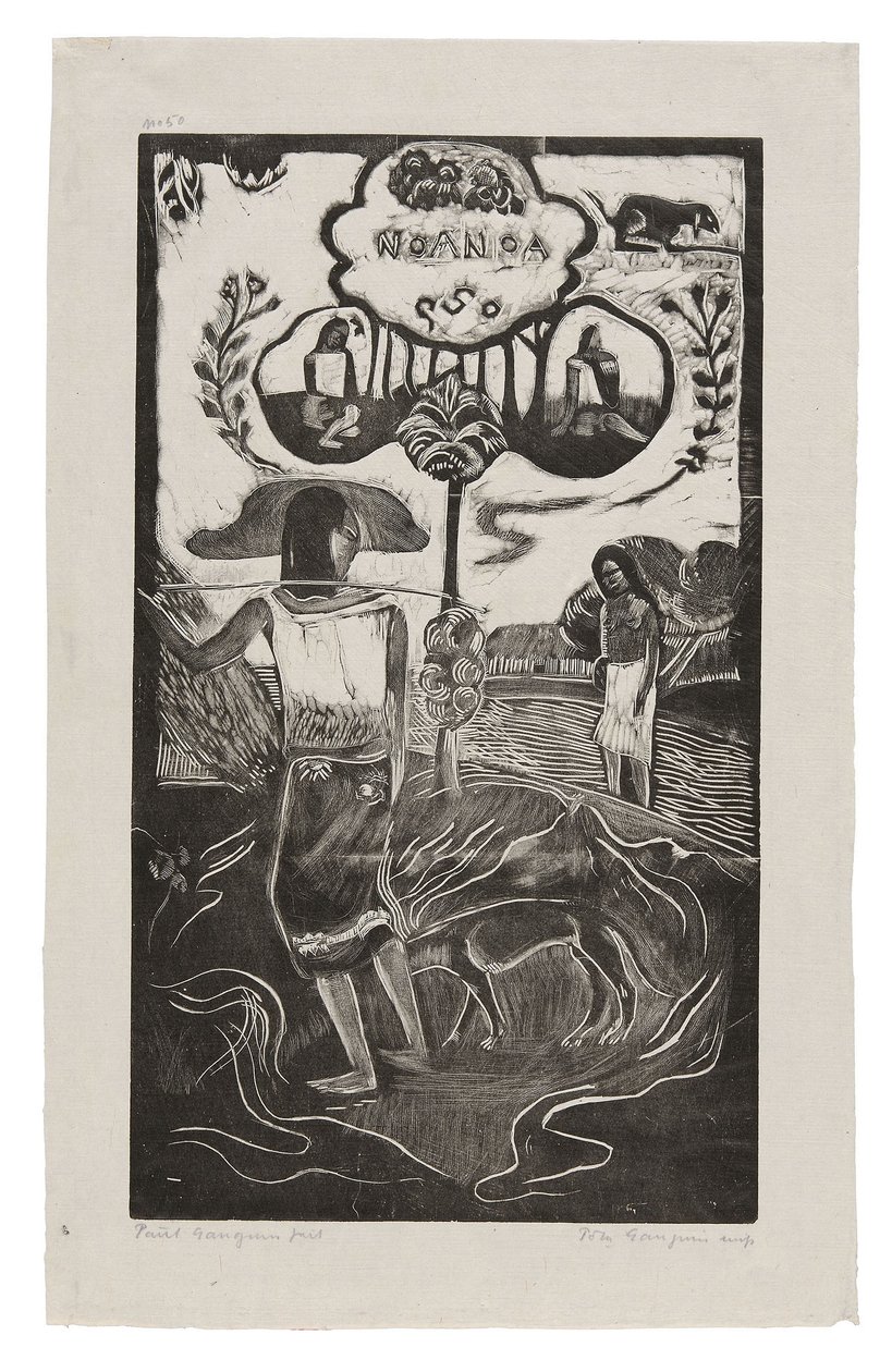 Noa Noa (Fragrant), de la suite Noa Noa - Paul Gauguin