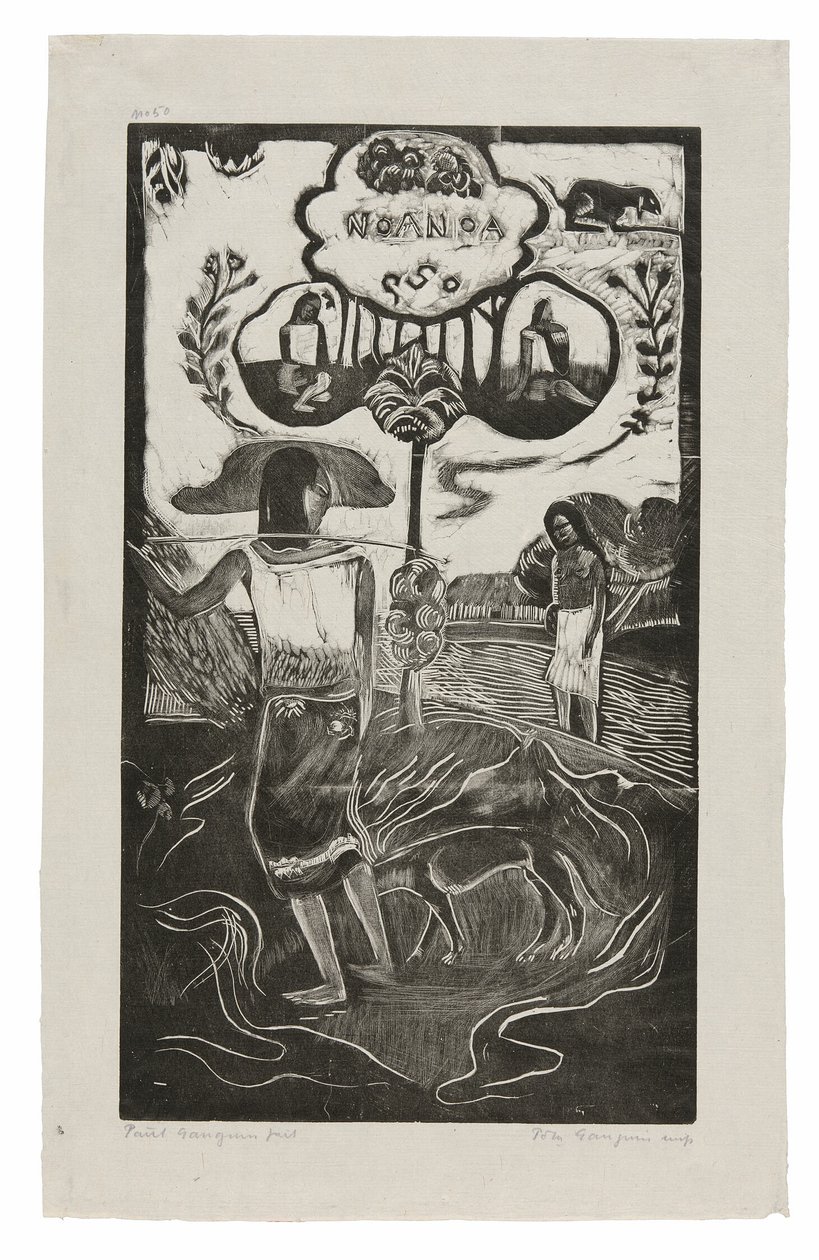 Noa Noa (Fragrant), de la suite Noa Noa - Paul Gauguin