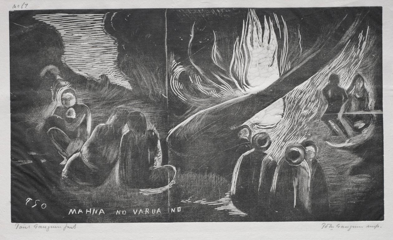 Noa Noa, Le Diable parle Mahna No Varua Ino, 1893-94 - Paul Gauguin