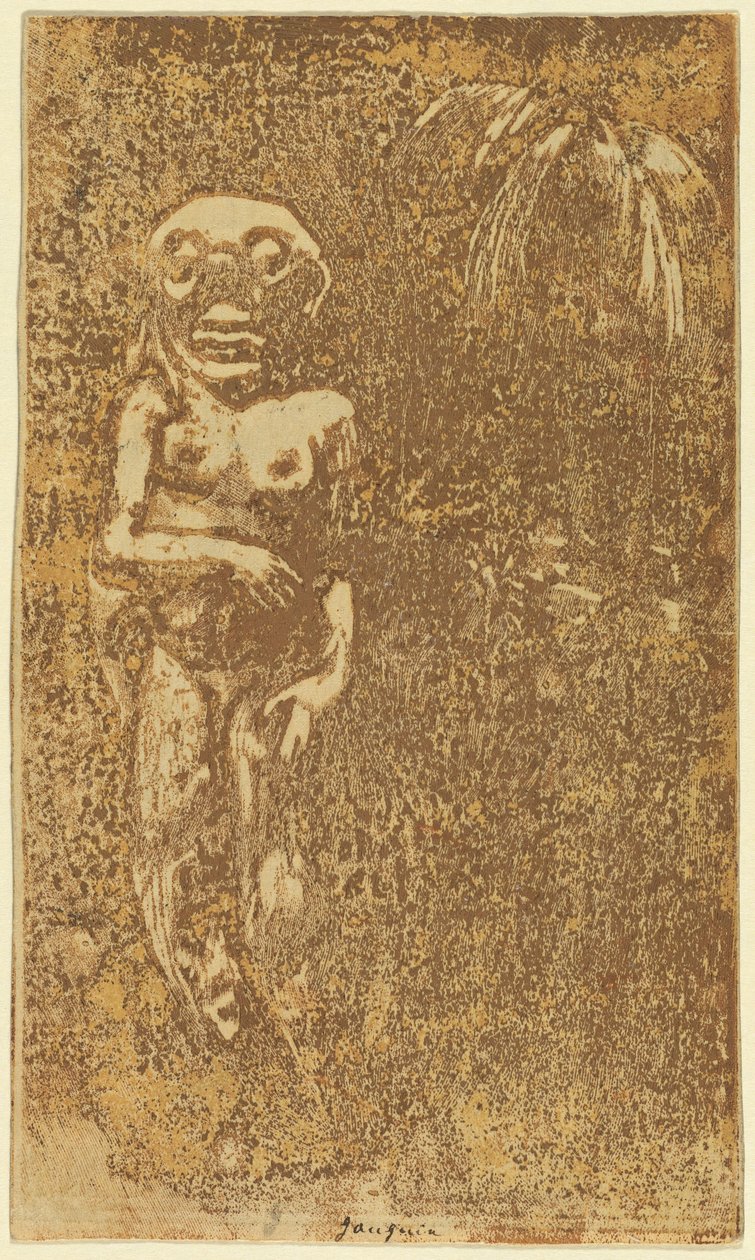Oviri (Le Sauvage) [recto] - Paul Gauguin