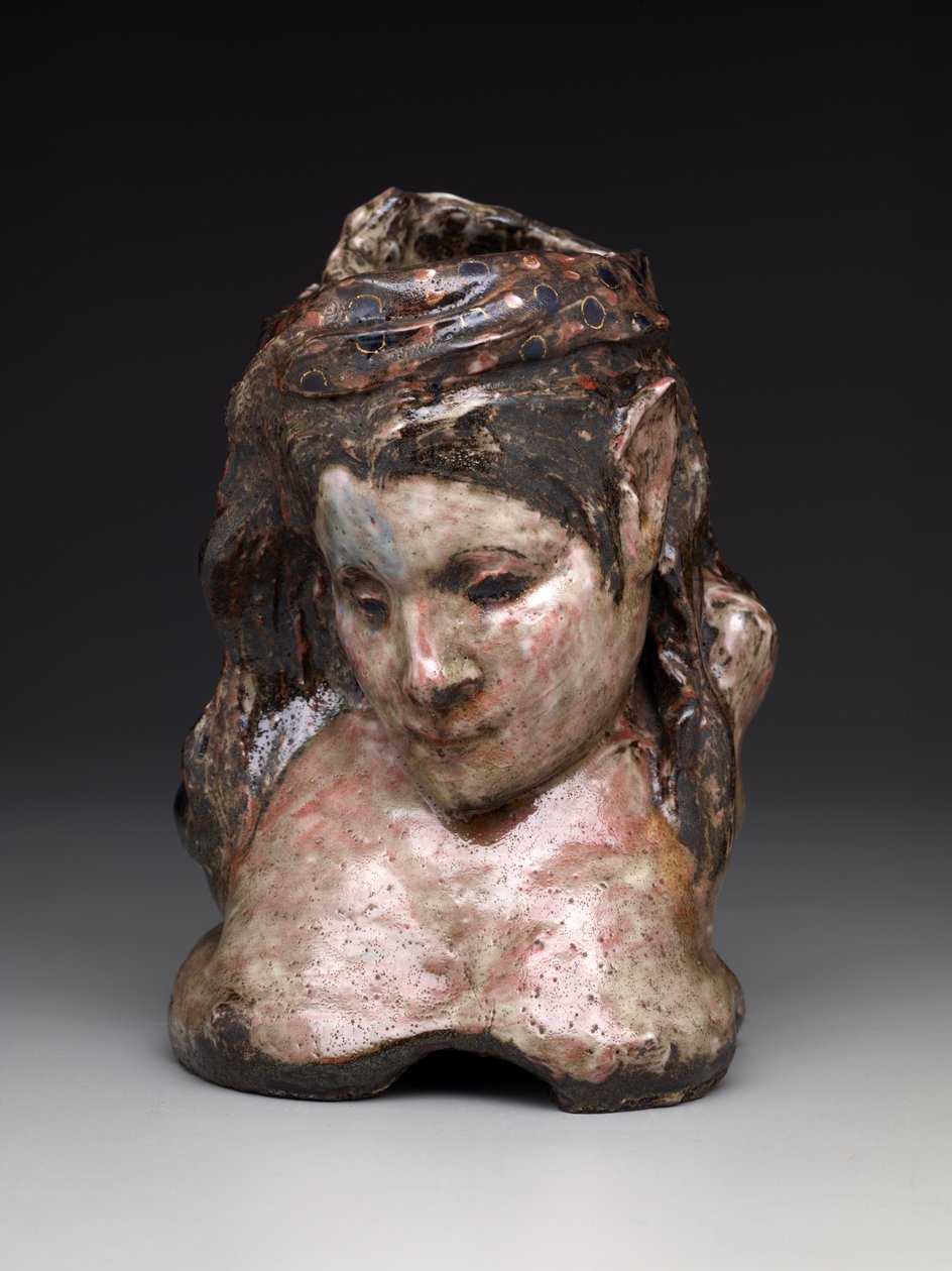 Vase portrait de Mme. Schuffenecker - Paul Gauguin