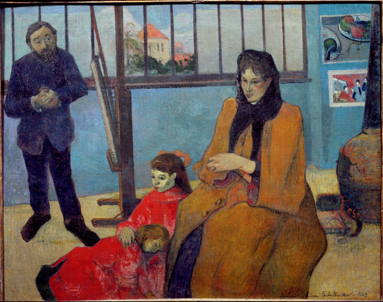 Atelier de Schuffenecker ou la famille Schuffenecker - Paul Gauguin