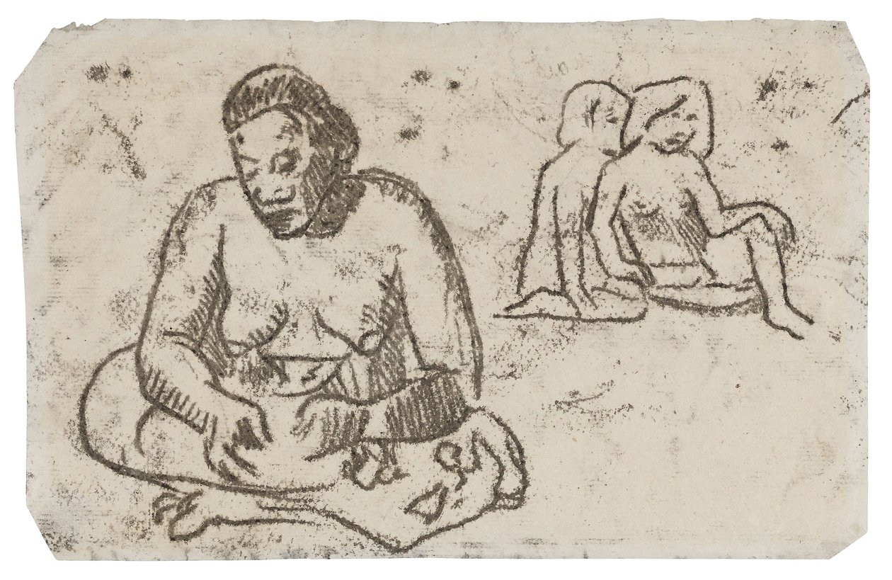 Femme assise (liée à la peinture Sœur de Charité) - Paul Gauguin