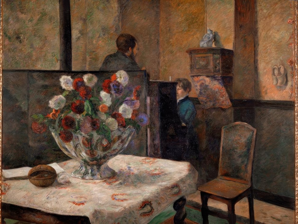 Nature morte avec fleurs - Paul Gauguin