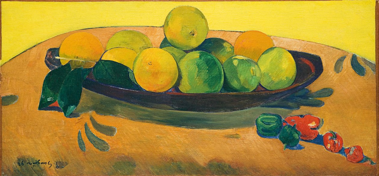 Nature morte aux fruits et piments, 1892 - Paul Gauguin