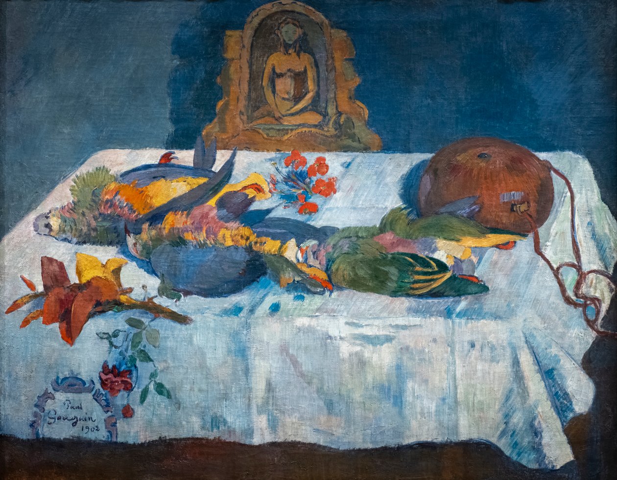 Nature morte avec perroquets - Paul Gauguin