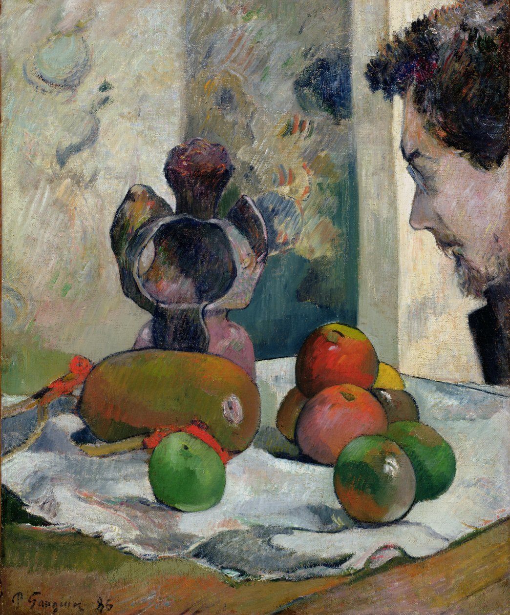 Nature morte avec profil de Laval - Paul Gauguin