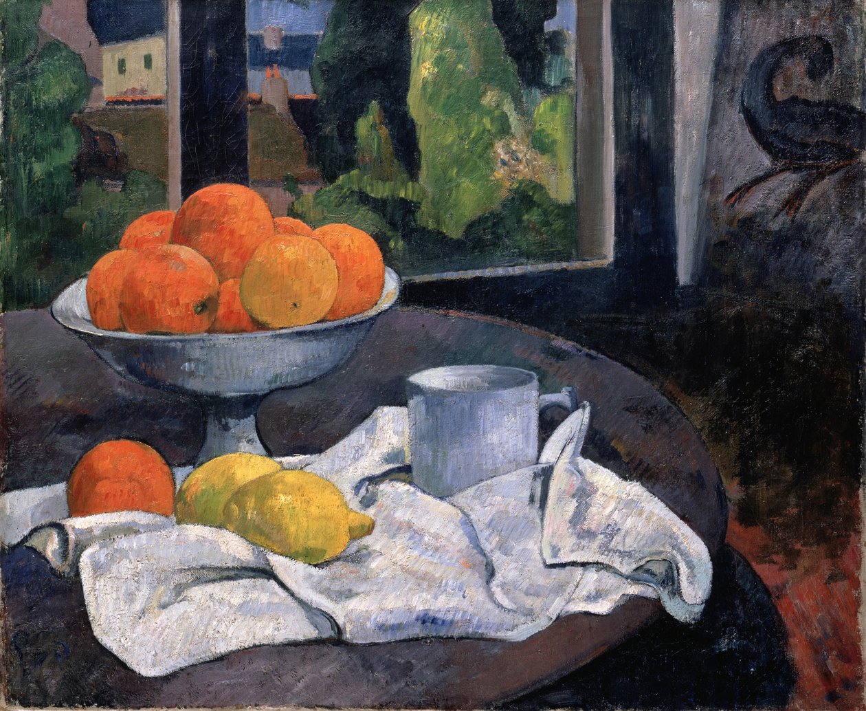 Nature morte avec bol de fruits et citrons, vers 1890 - Paul Gauguin