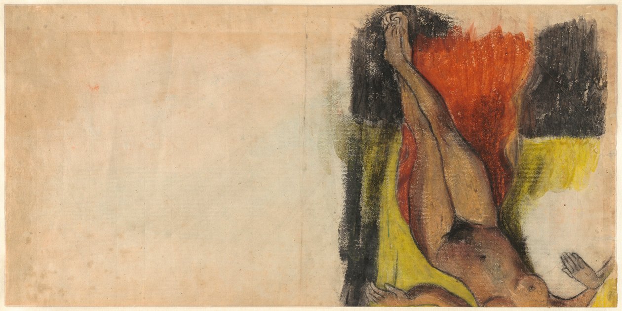 Étude pour Aita tamari vahine Judith te parari - Paul Gauguin