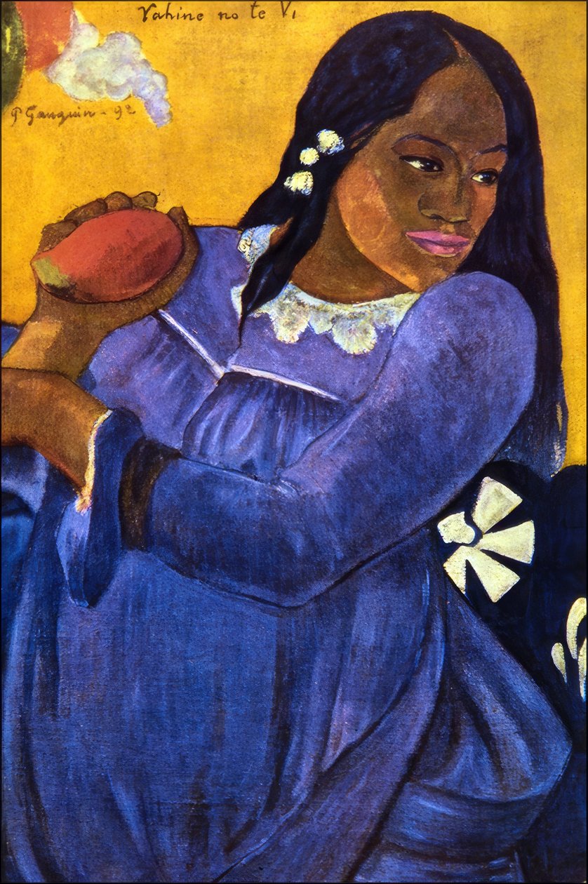 Tahiti: Vahine No Te Vi (Femme avec une mangue), Paul Gauguin, 1892 - Paul Gauguin