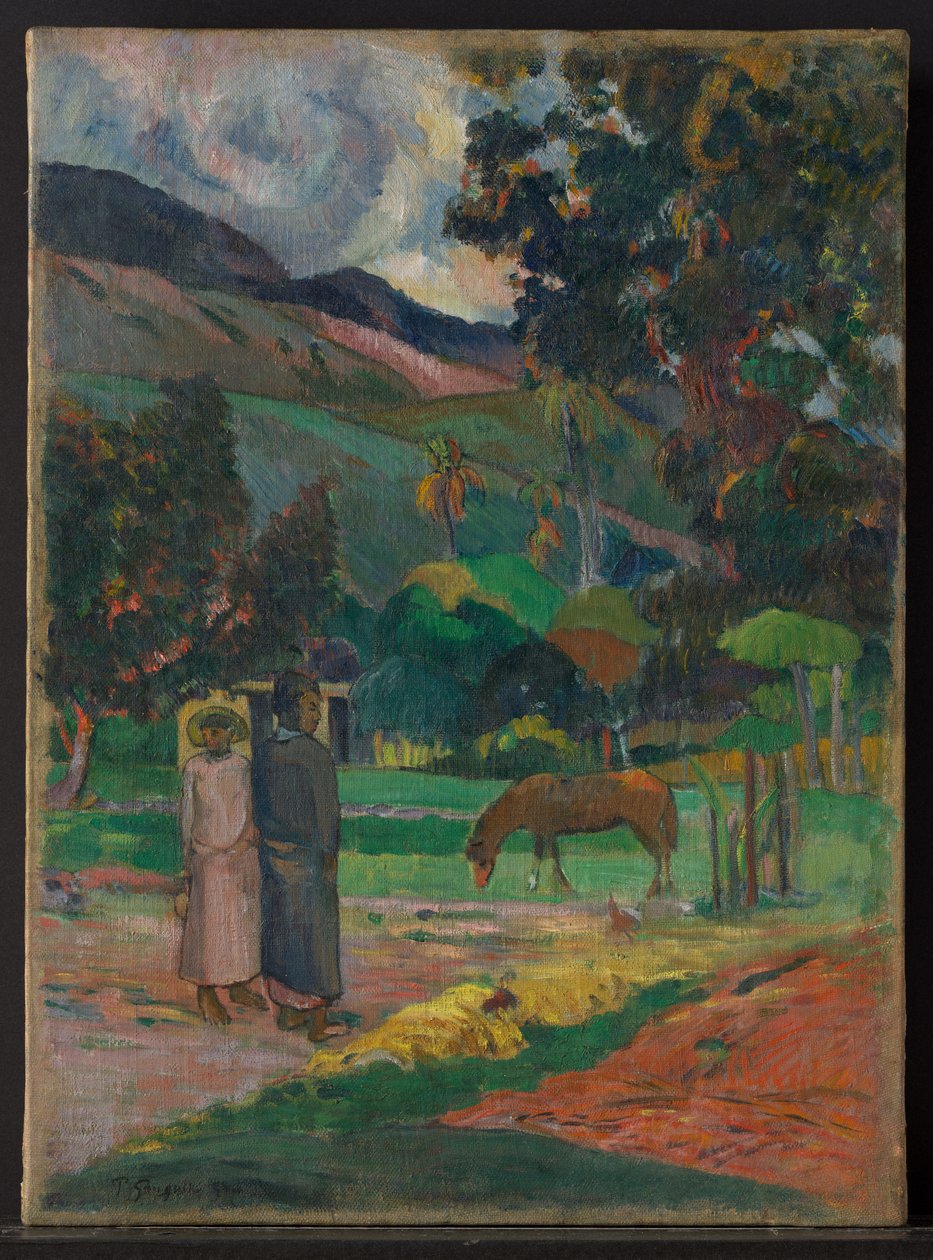 Paysage tahitien - Paul Gauguin