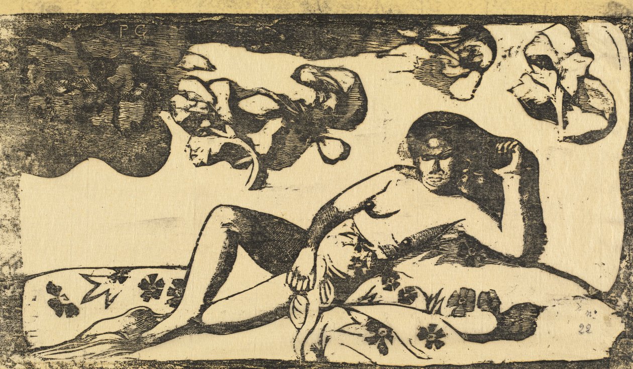 Te Arii Vahine Dame de sang royal, vers ou après 1895 - Paul Gauguin