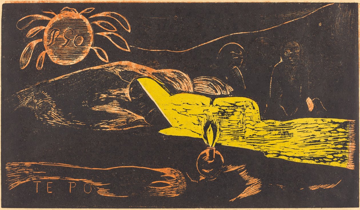 Te Po (La Longue Nuit) - Paul Gauguin