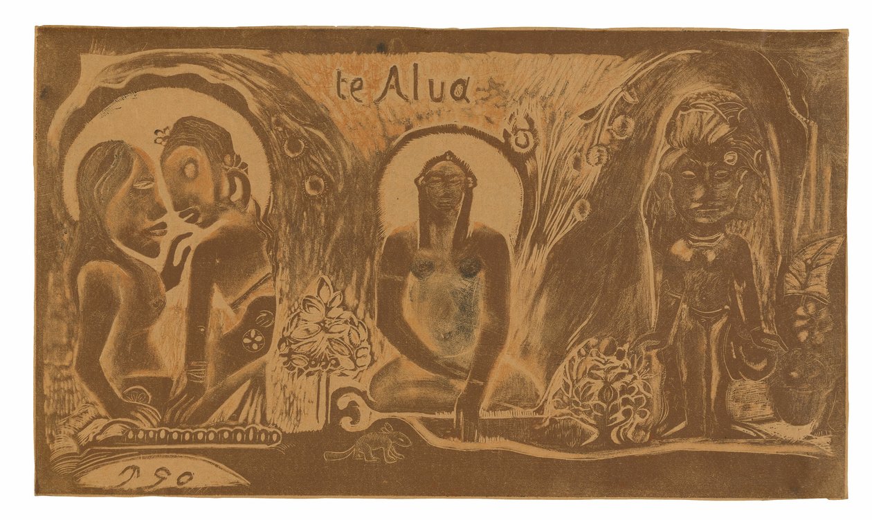 Te atua (Le Dieu), de la suite Noa Noa - Paul Gauguin
