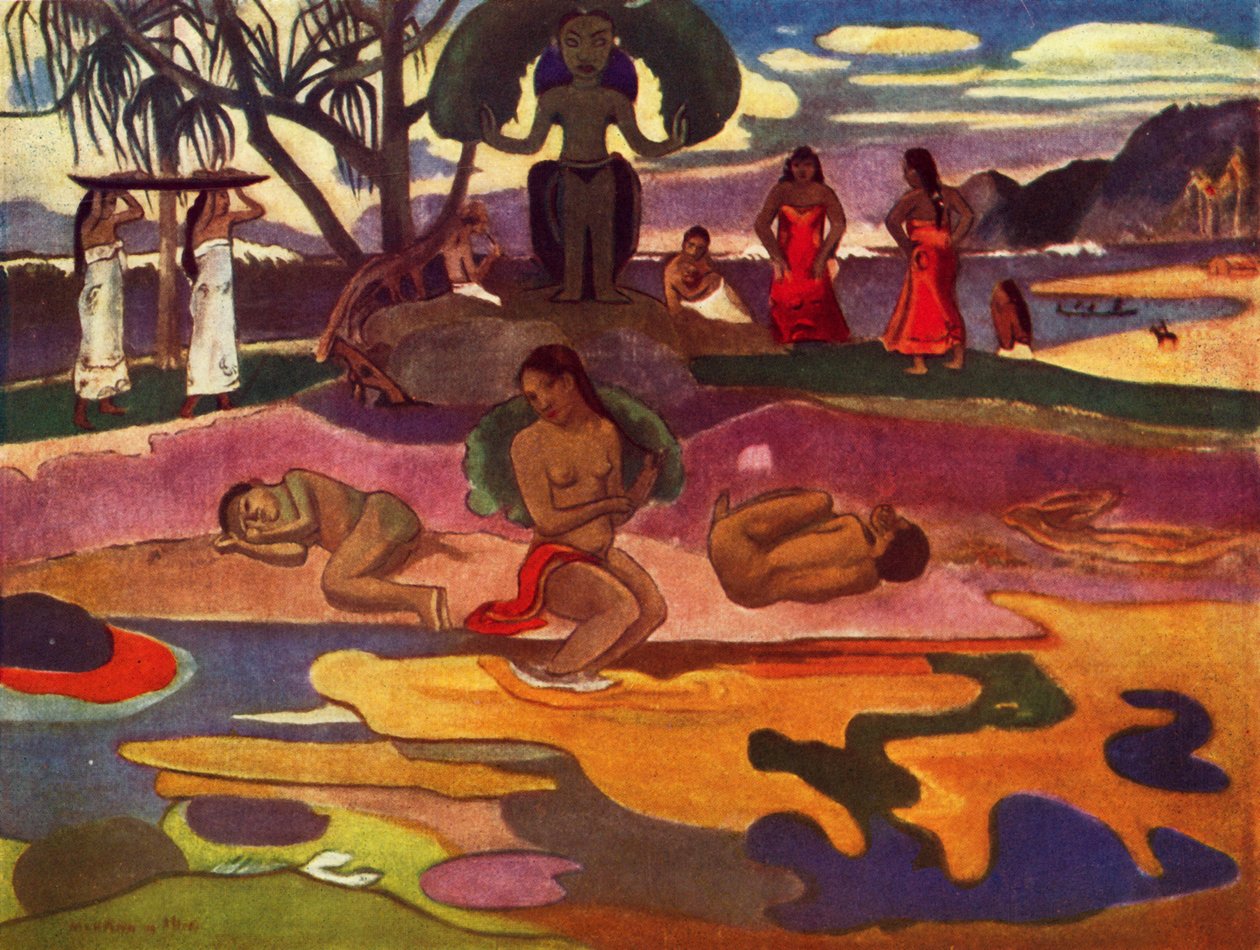 Le Jour du Dieu Mahana No Atua - Paul Gauguin