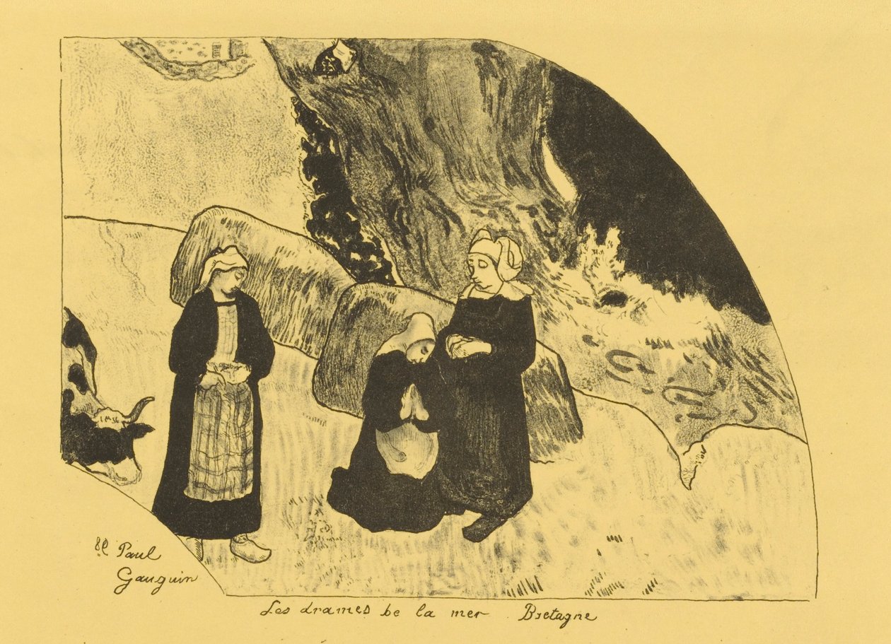 Les drames de la mer - Bretagne - Paul Gauguin