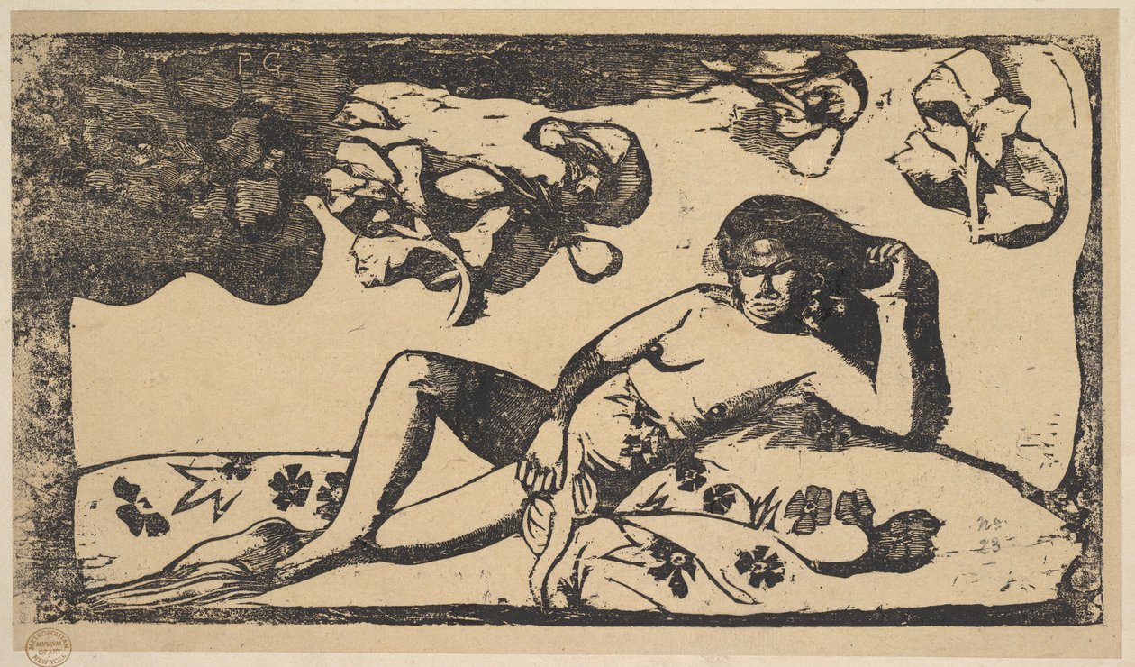 La Reine de Beauté - Langoureuse, 1898 - Paul Gauguin