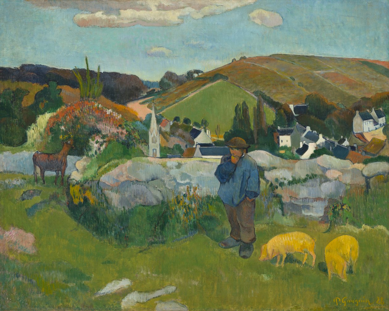 Le gardien de porcs - Paul Gauguin