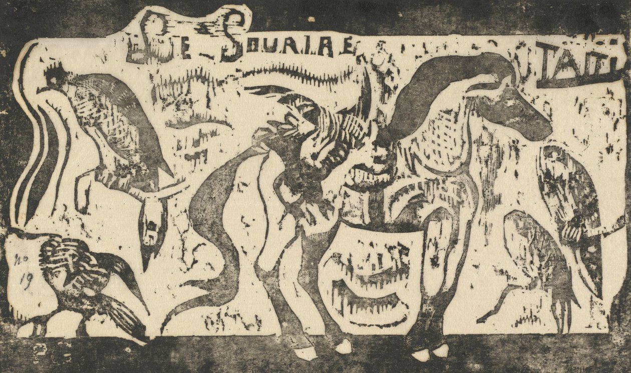 Page de titre pour Le Sourire, en ou après 1895 - Paul Gauguin
