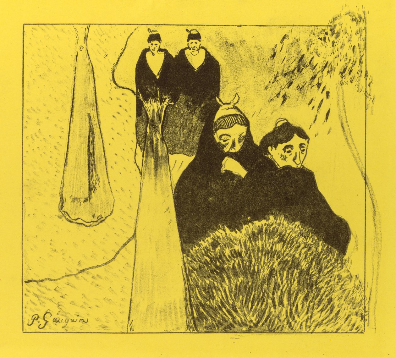 Suite Volpini : Les Vieilles Filles (Arles) - Paul Gauguin