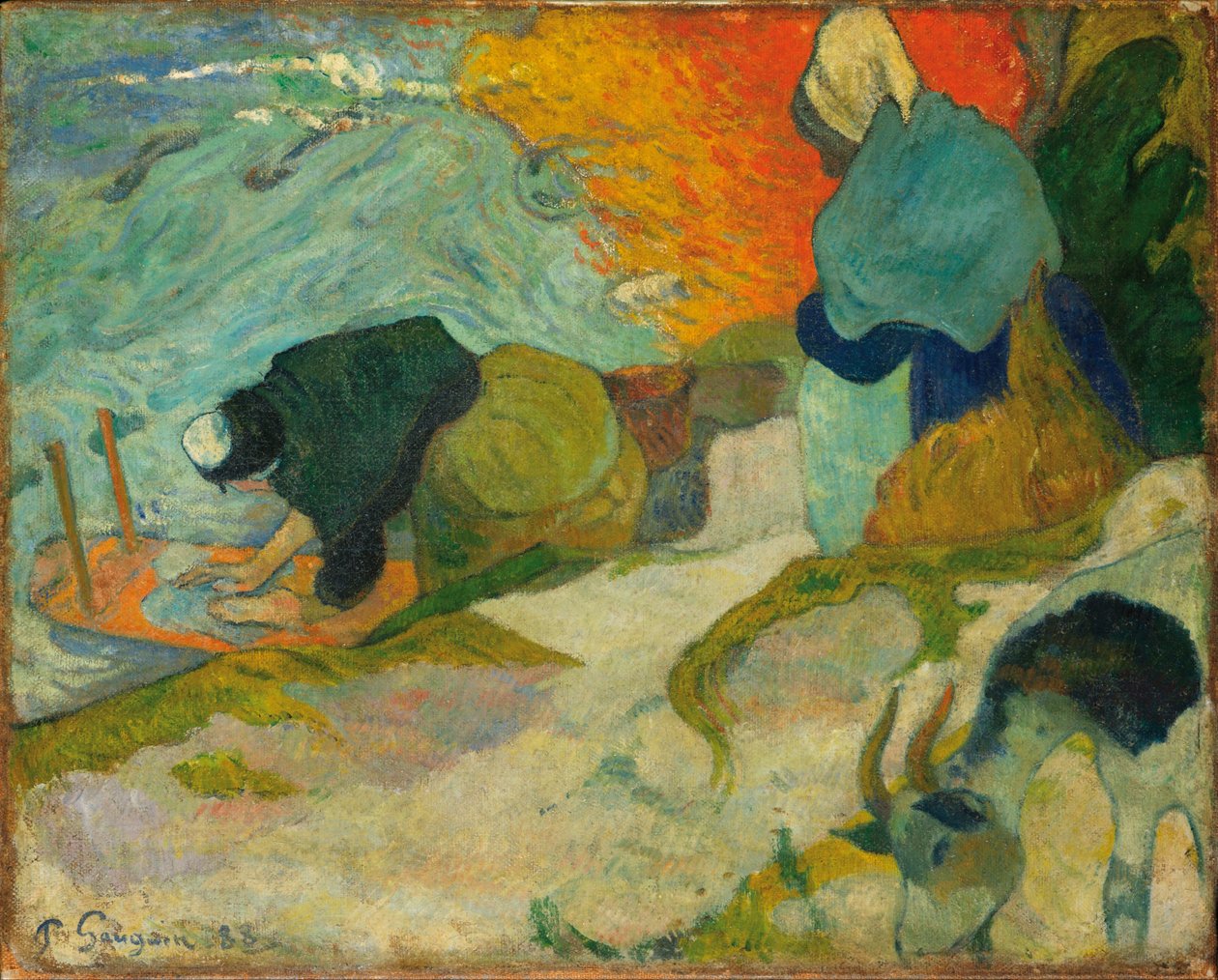 Lavandières à Arles - Paul Gauguin