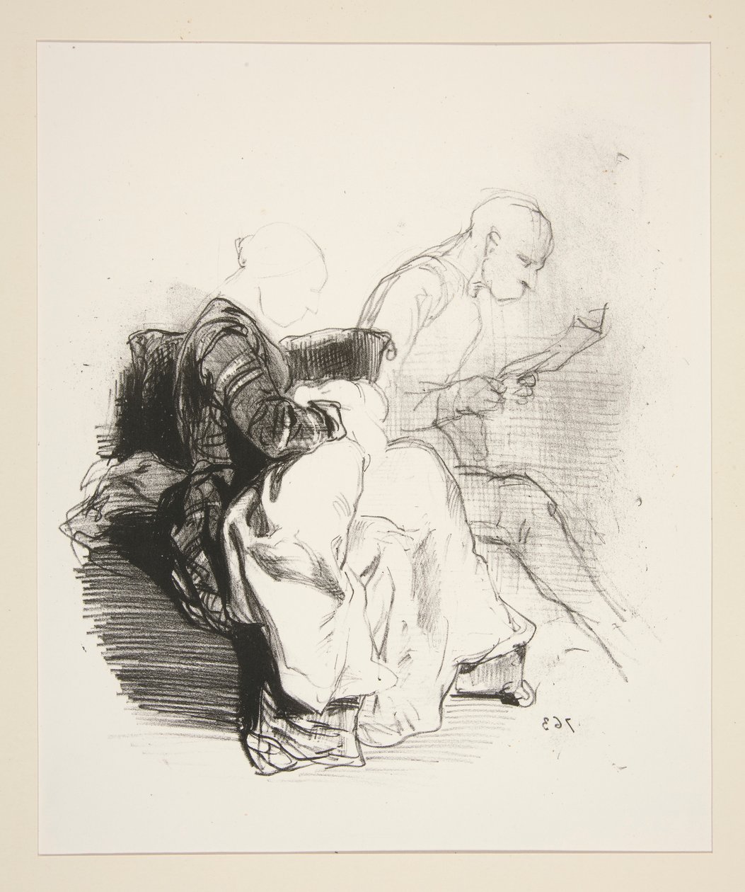 Intérieur de ménage - Paul Gavarni