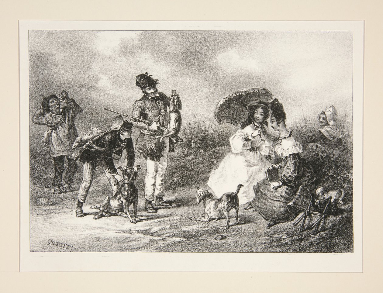 (LA CHASSE.) - Paul Gavarni