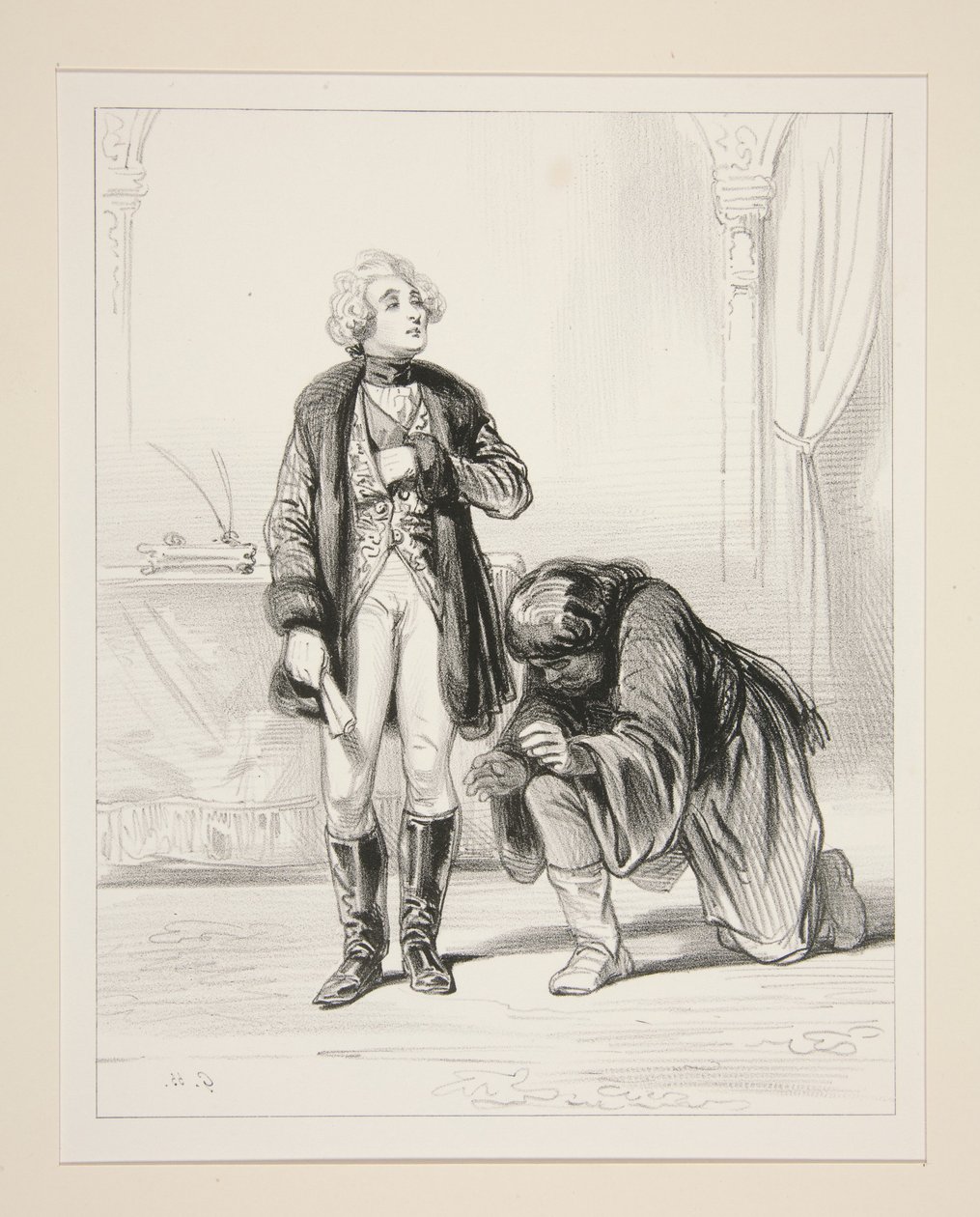 (Le Prince) Que veut cet homme ? - Paul Gavarni