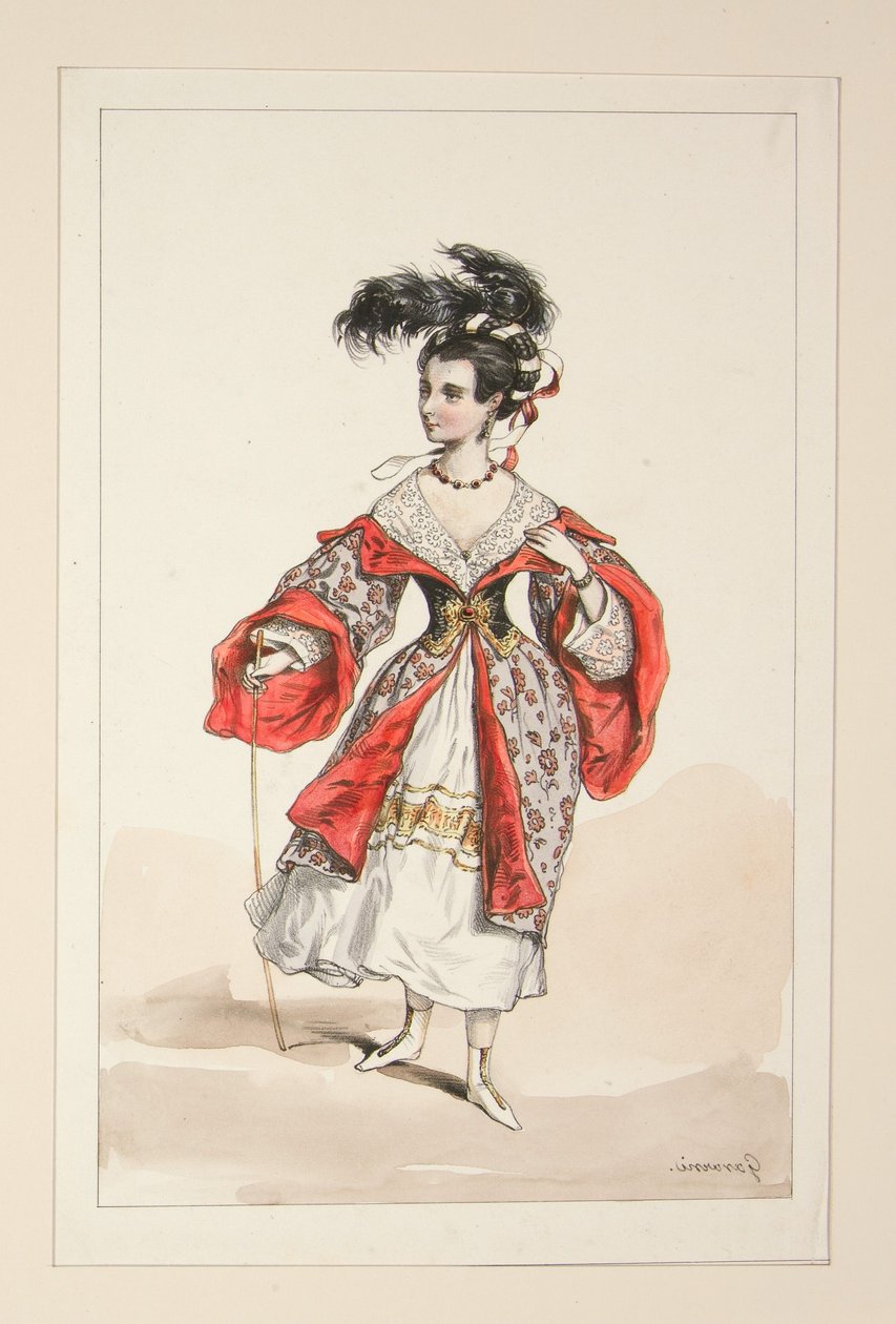 (PERI. Tunique et robe de soie, ...) - Paul Gavarni