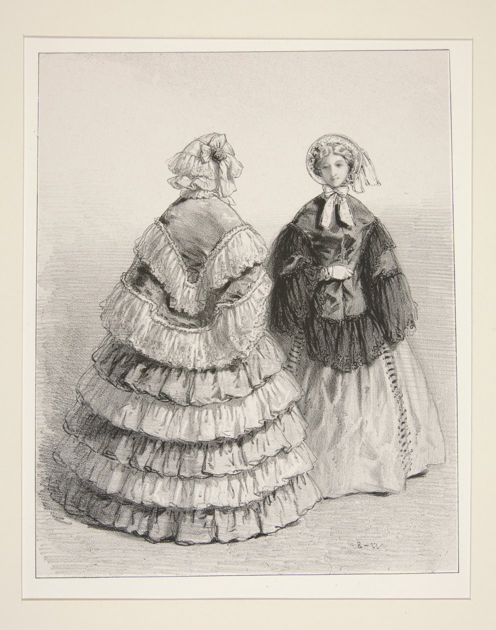 (TOILETTE DE VISITE.) - Paul Gavarni