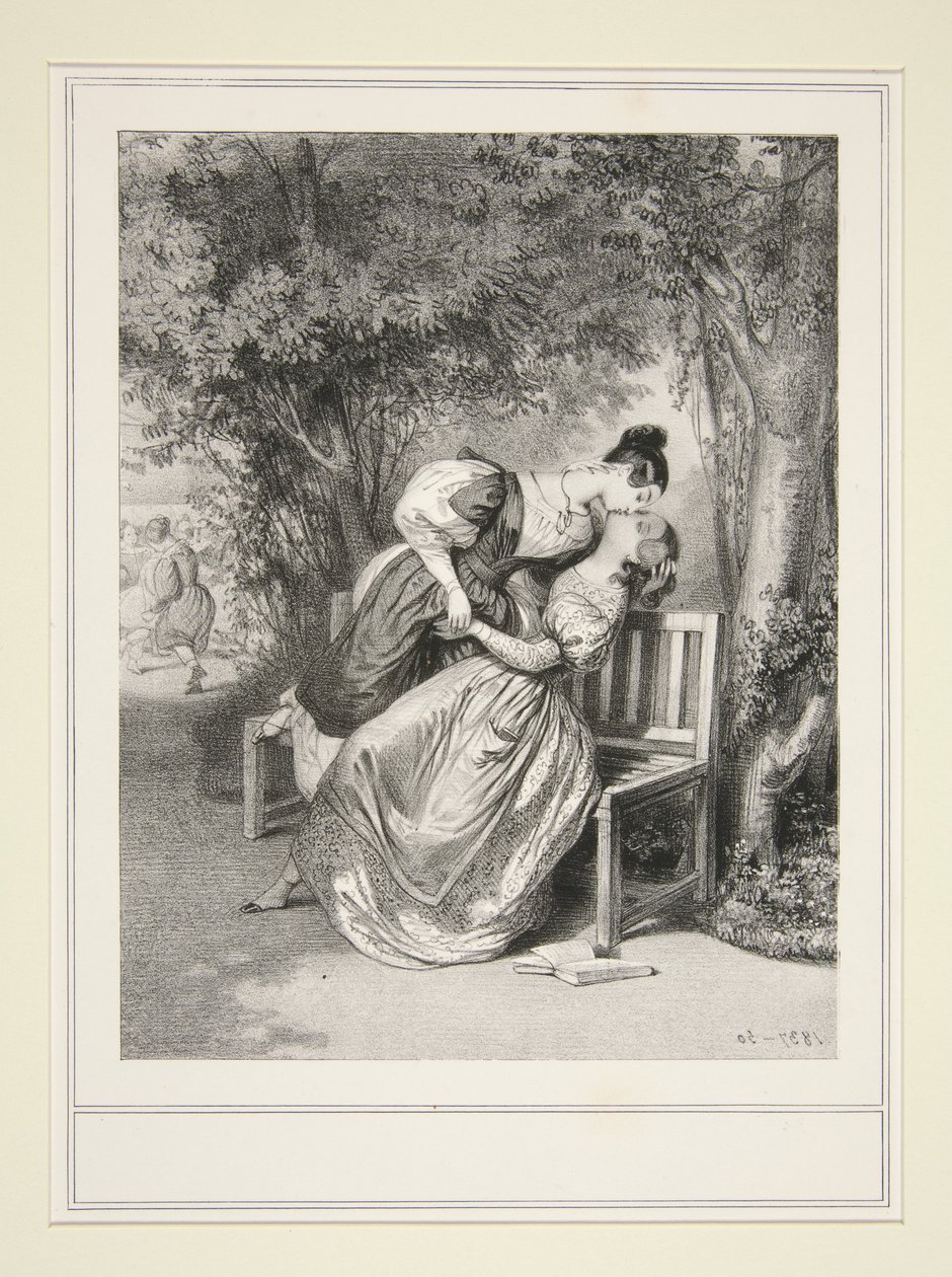 Amitié de pension. - Paul Gavarni