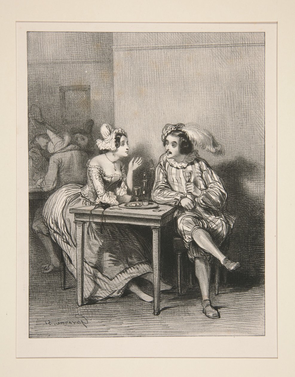Après la contredanse. - Paul Gavarni