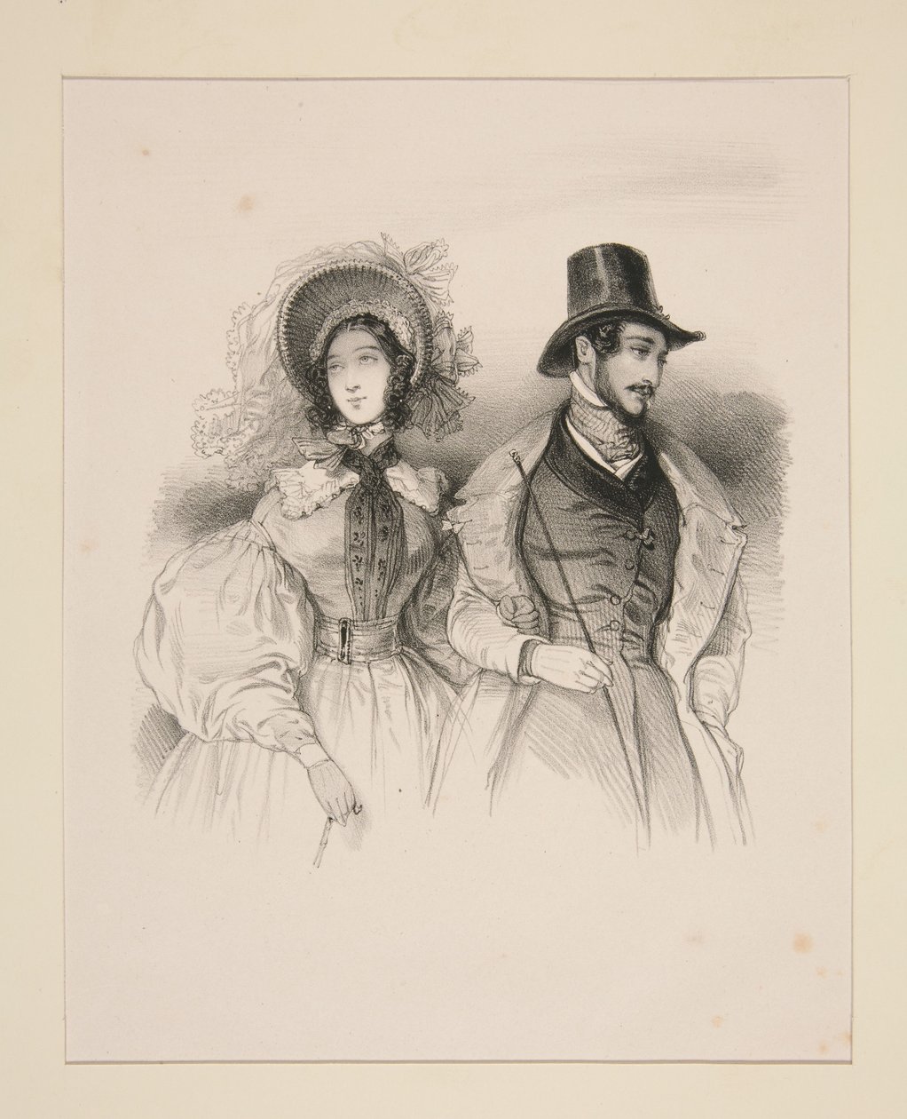 AVRIL - Paul Gavarni