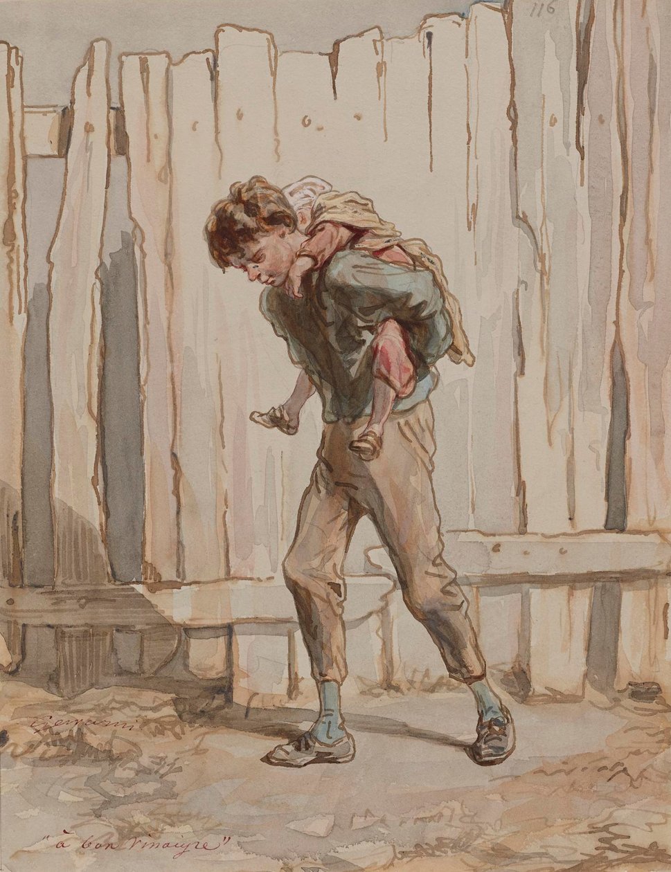 À bon vinaigre - Paul Gavarni