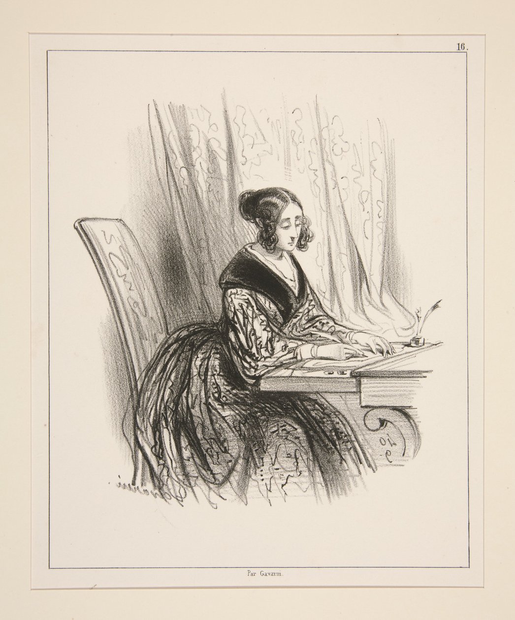 Abdication. - Paul Gavarni