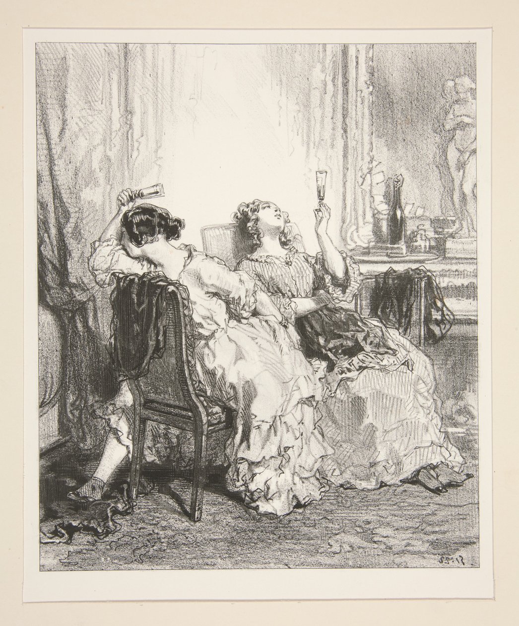 Ah ! Madame Adolphe ! Madame Adolphe... - Paul Gavarni