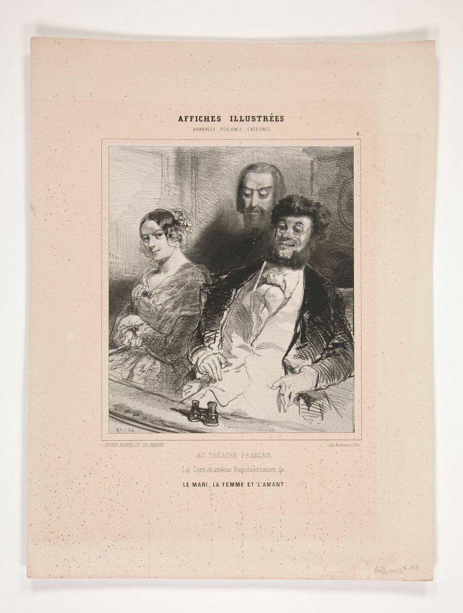 Au Théâtre français - Paul Gavarni