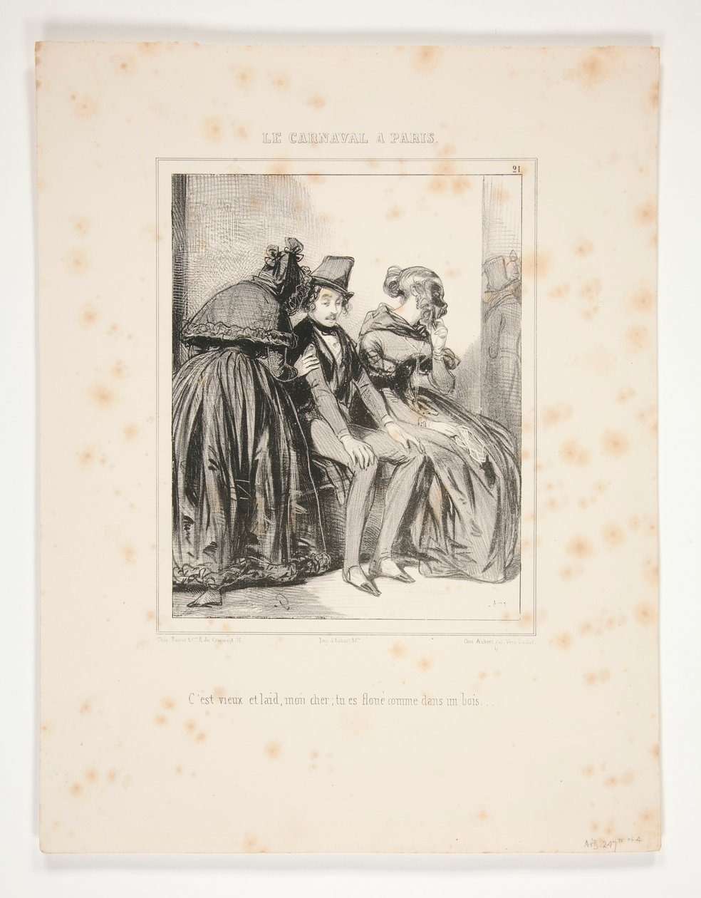 Bal masqué - Paul Gavarni