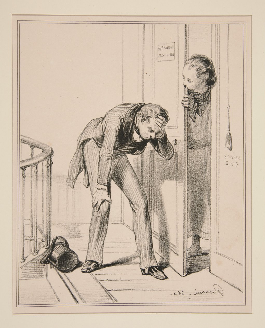 La Bosse de la Curiosité - Paul Gavarni